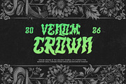 Kelmora - Retro Gothic Tattoo Font, a Blackletter Font by Letterara (Thumbnail 8 of 15)