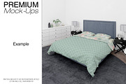Bedding Mockups - Duvet Sheet Shams, a Product Mockup by mock-ups (Thumbnail 8 of 22)