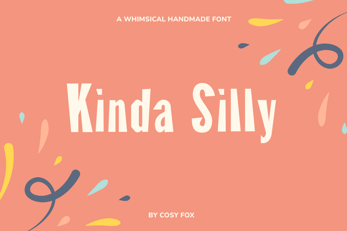 Kinda Silly Fun Font, a Sans Serif Font by Cosy Fox (Photo 1 of 7)