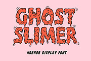 Ghost Slimer Font - Horror Font, a Handwritten Font by ariodsgn (Thumbnail 1 of 9)