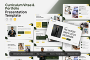 CV & Portfolio Google Slide, a Presentation Template by Annora Studio (Thumbnail 1 of 5)