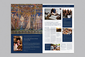 Church Bulletin Newsletter Template