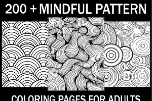 Mindful Pattern Coloring Pages