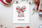 Watercolor Merry Christmas Clipart, a Seasonal Illustration by SvetaArtStore (Thumbnail 6 of 6)