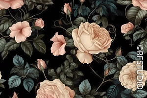 HEAVENLY ROSES. Seamless Bundle 1