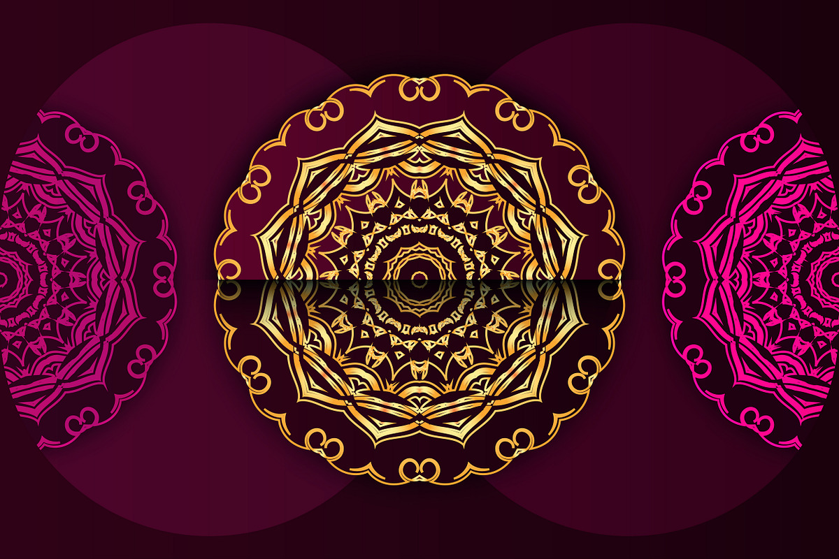 Mandala Ornamental Geometry Bundle, a Background Graphic by NJ Himel (Photo 33 of 92)