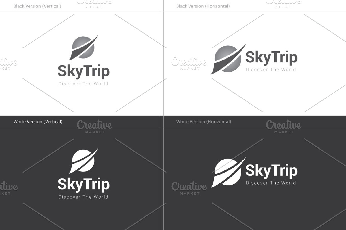 Sky Trip Logo, a Branding & Logo Template by ArtFusion (Photo 5 of 5)