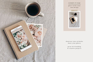 Neutral Linen Photo Mockups Bundle