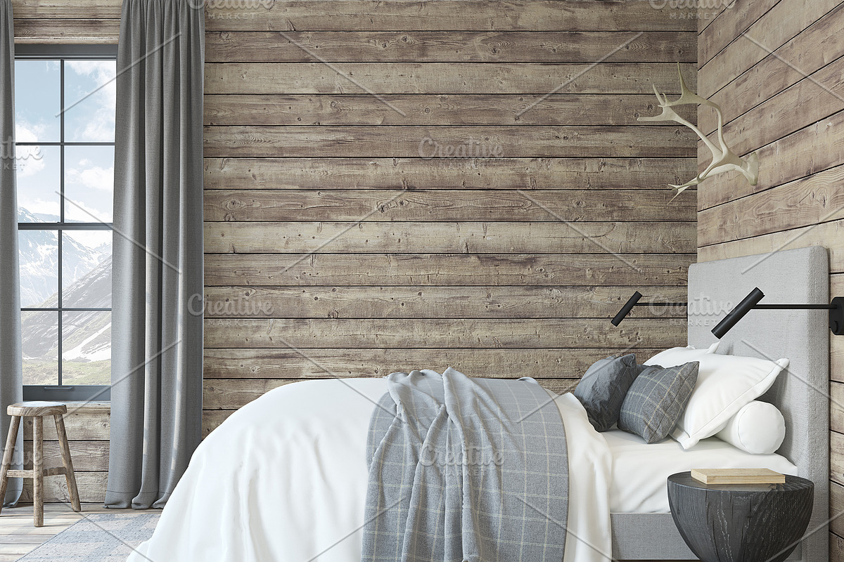 MOUNTAIN RETREAT HOME Frame mockups, a Poster Template by MyHomeMockups (Photo 5 of 10)