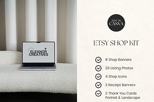 Etsy Shop Kit Branding Templates