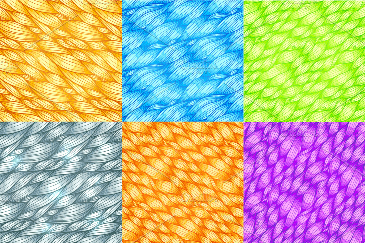 24 hand-drawn seamless patterns preview 2