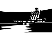Hydroelectric Dam Power Silhouette, an Illustration by musafir_fashion (Thumbnail 15 of 16)