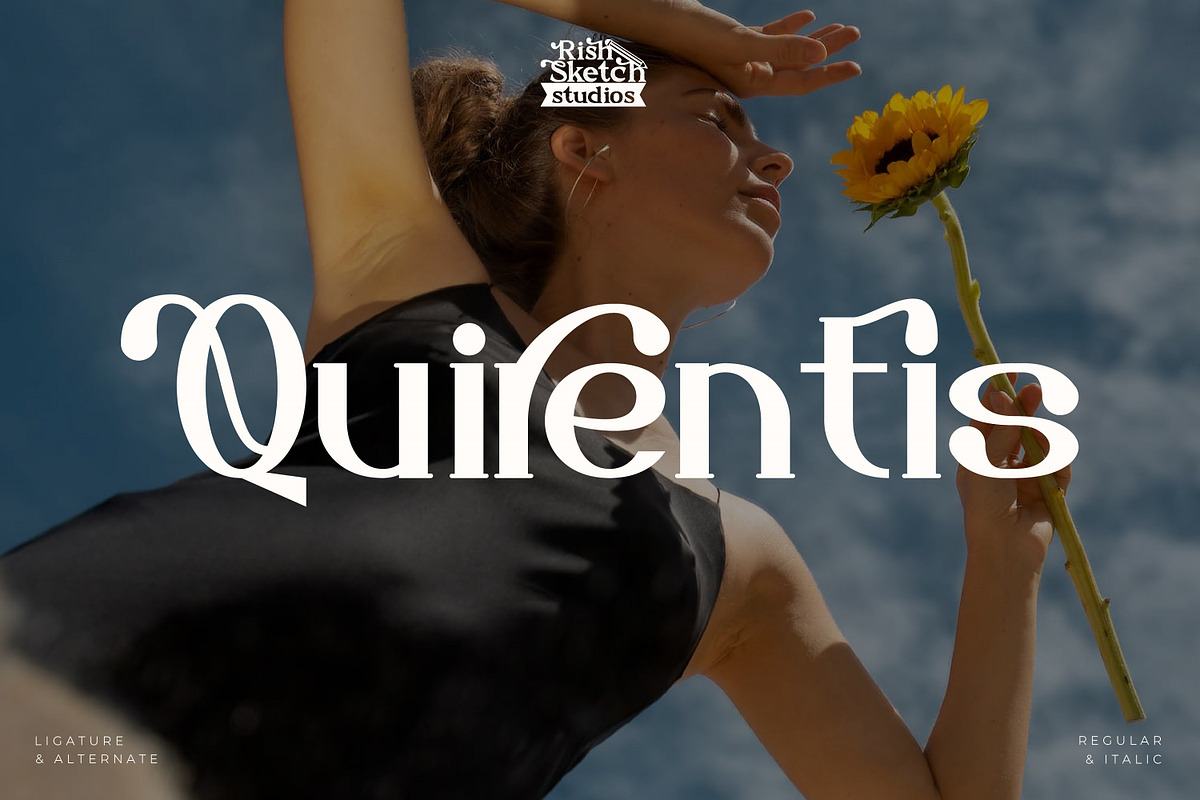 Quirentis - Serif Typeface Font, a Serif Font by Rishsketch (Photo 1 of 15)