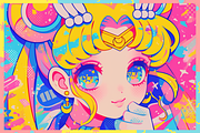 Procreate Vintage Retro Brushes, a Brush Add-On by Cozy Brushery (Thumbnail 3 of 10)