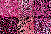 Pink Glitter Leopard Spots Patterns, a Pattern Graphic by PrintablesByFranklyn (Thumbnail 2 of 4)
