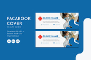 Health Clinic - Facebook Cover, a Social Media Template by VUNIRA (Thumbnail 1 of 3)