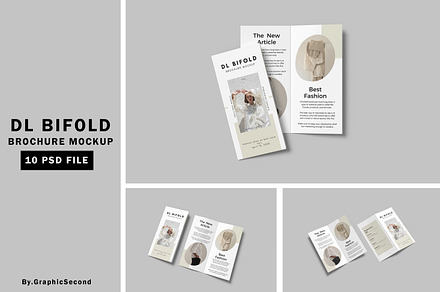 DL Bifold Brochure Mockup