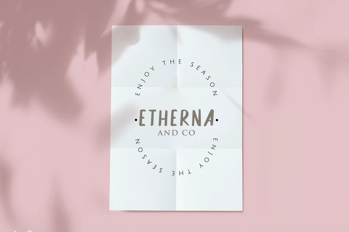 Aesthetic Font, a Sans Serif Font by Indotitas (Photo 5 of 5)