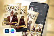 Maximal Portrait Church Event Flyer, a Social Media Template by Vintage Impressions (Thumbnail 1 of 6)