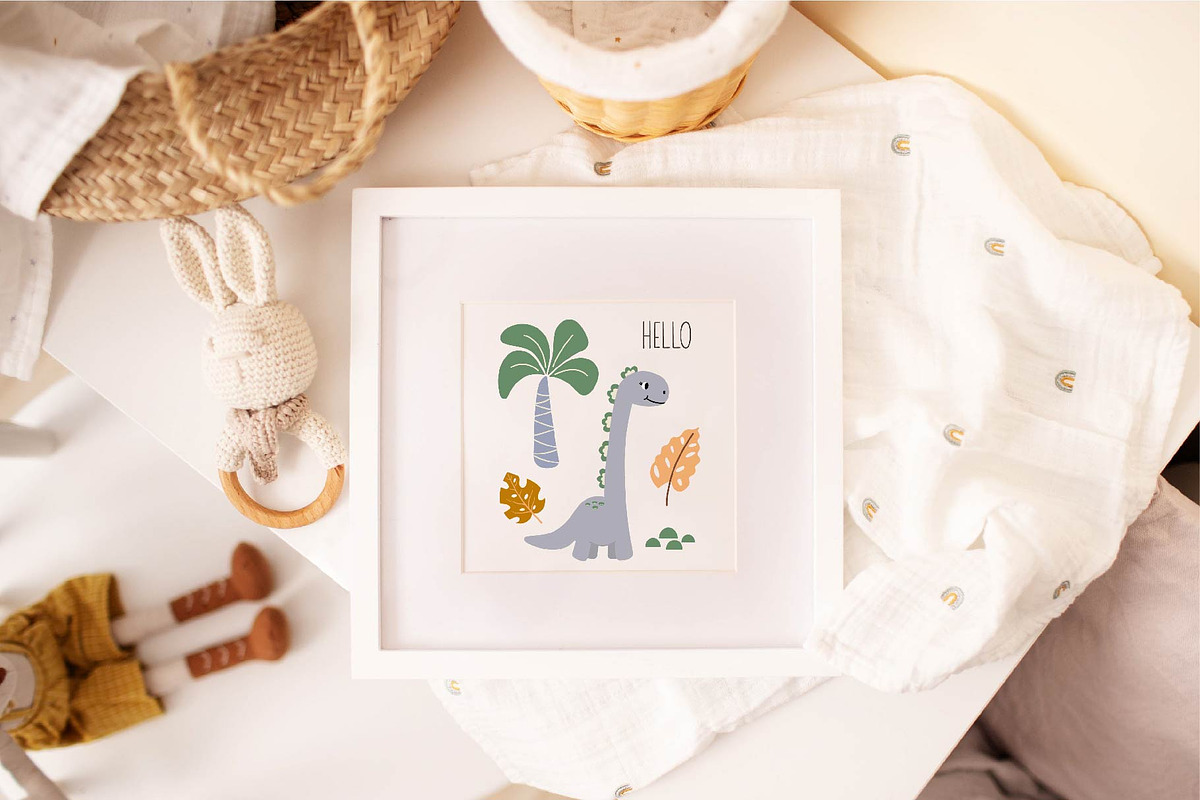 Baby Dino set. Graphic & Pattern, an Animal Illustration by EltaMaxArt (Photo 11 of 14)