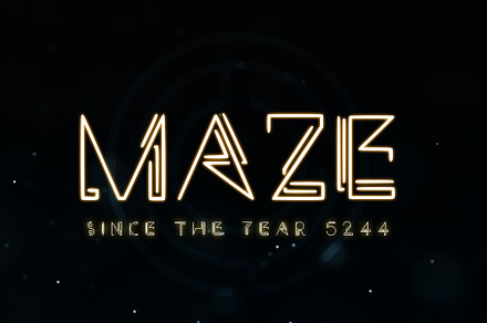 MAZE - A Technical Typeface, a Symbol Font by Dene Studios