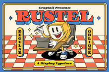 Rustel - Retro Font