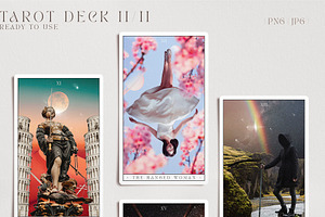 Tarot Deck Major Arcana Collage