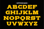 Sporty Varsity - Condensed Slab, a Slab Serif Font by Pian45 Studio (Thumbnail 2 of 10)