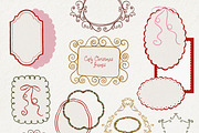 Curly Christmas - Printable Frames, an Object Graphic by lokko studio (Thumbnail 7 of 8)