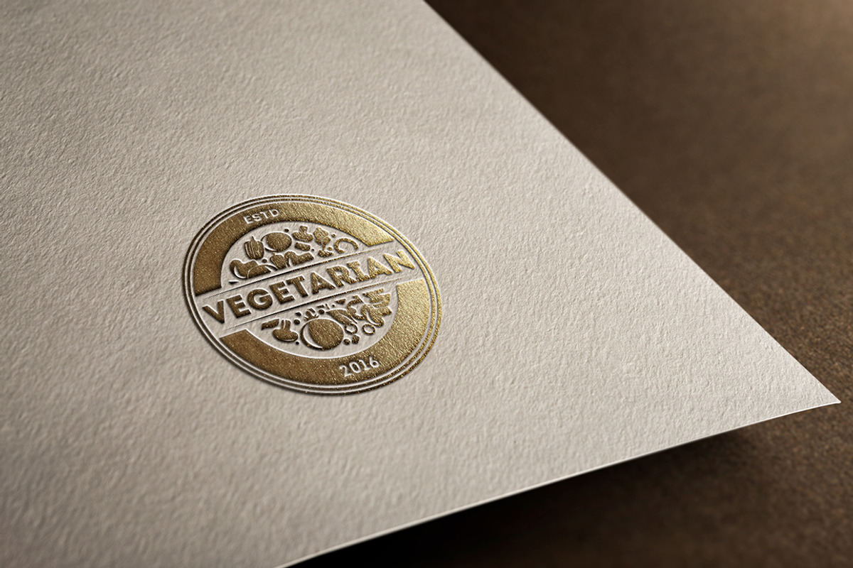 Vegan logo kit, a Branding & Logo Template by Alfazet Chronicles (Photo 2 of 13)