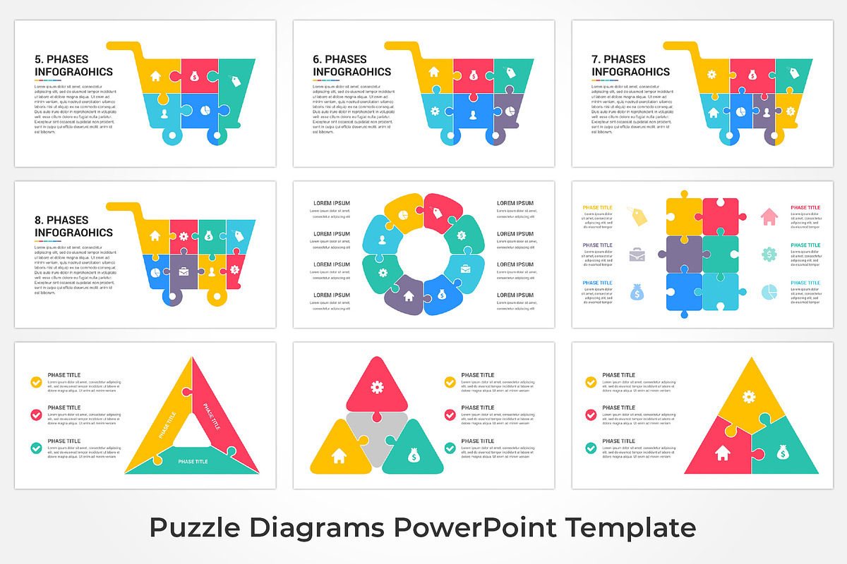 Puzzle Infographics PowerPoint, a Presentation Template by GraphicStan (Photo 12 of 13)
