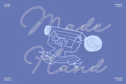 CS Lydia Dashed, a Script Font by Craft Supply Co. (Thumbnail 2 of 8)