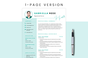 Nursing, Nurse Resume Template, a Resume Template by MondaySpark (Thumbnail 4 of 7)
