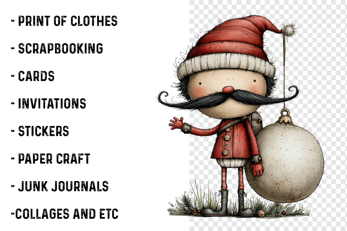 Whimsical Christmas Nutcracker Png, a Transportation Illustration by SinaCreation (Photo 3 of 9)