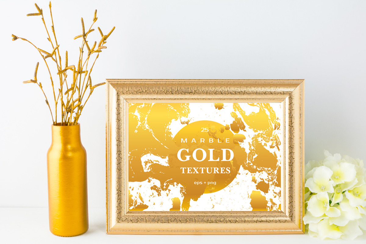 MARBLE GOLD Vector Textures, a Texture Graphic by ekaart (Photo 12 of 13)