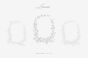 Olive leaves. Laurel frame & wreath, a Decorative Illustration by Summer Nightingale Art (Thumbnail 12 of 15)