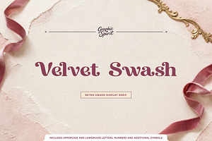 Velvet Swash Retro Swash Serif Font