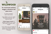 WILDWOOD Instagram Templates Pack, a Social Media Template by Mikko Lemola (Thumbnail 2 of 6)