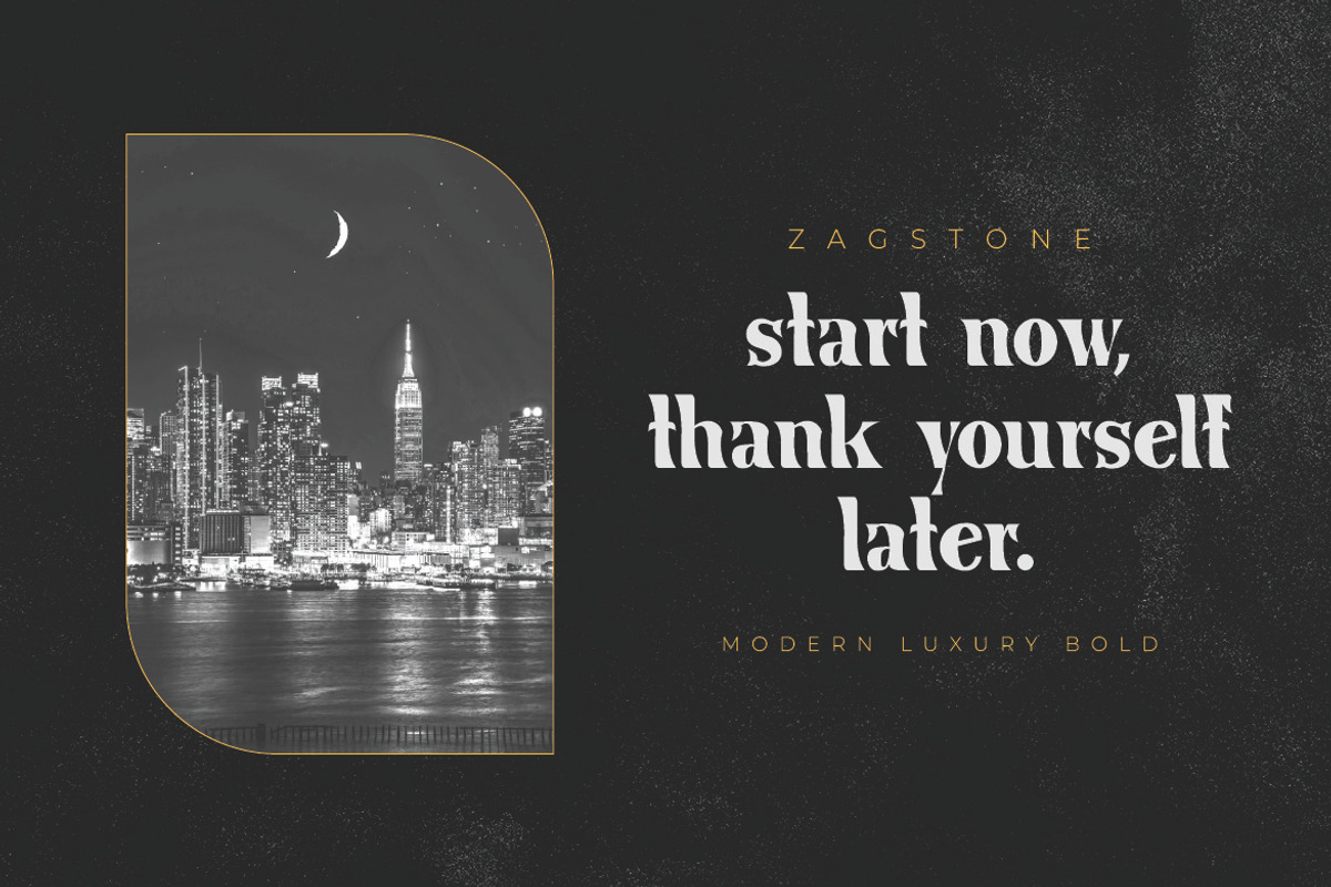Zagstone - Modern Luxury Bold Serif, a Font by INSPR STD (Photo 5 of 10)
