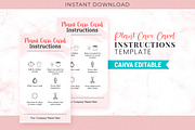 Plant Care Card Template, a Templates & Theme by Snapybiz (Thumbnail 1 of 10)