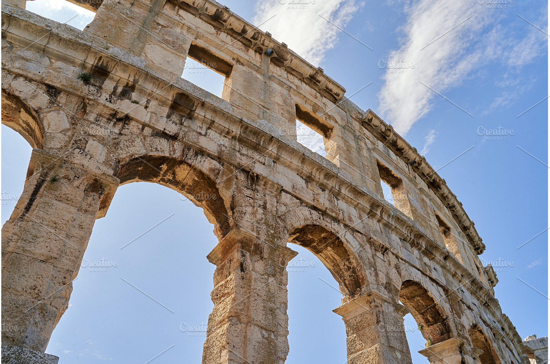 Ancient Roman amphitheater arena, an Architecture Photo by Oleksandr Berezko