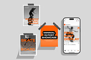 Instagram Post & Phone Mockup, an Advertising Mockup by Unerispace (Thumbnail 2 of 5)