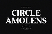 Circle Amolens -Modern Serif, a Serif Font by Font Kingdom (Thumbnail 1 of 6)