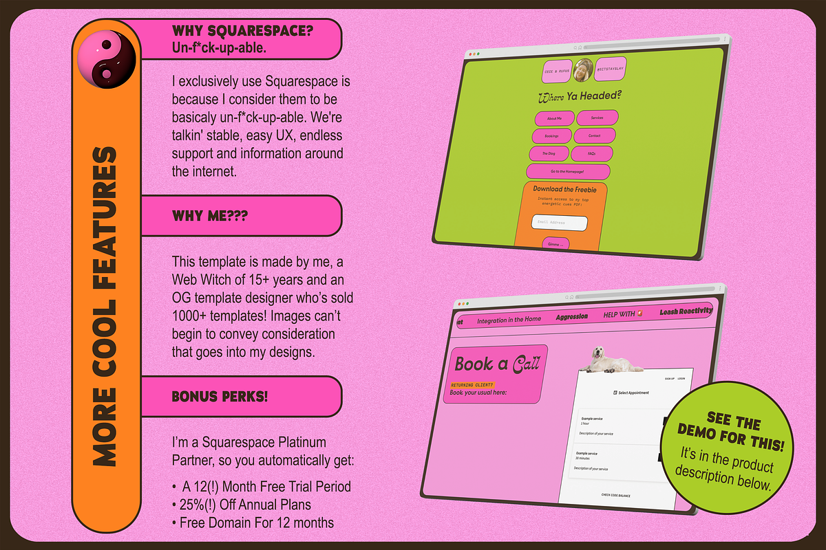 CHAMELEON Squarespace Template, a Squarespace Template by PEARLER (Photo 4 of 11)