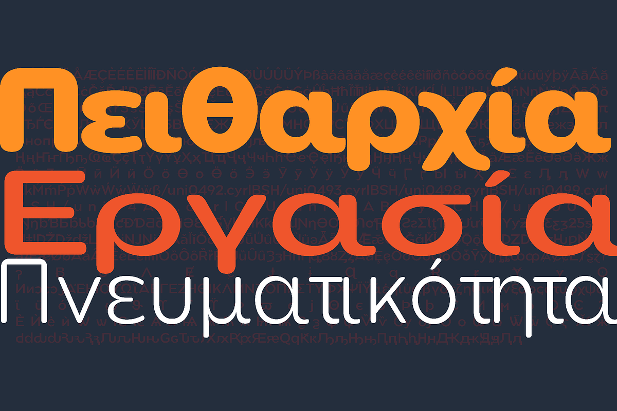 Pangi Rounded, a Font by Aukimvisuel (Photo 9 of 13)