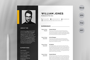 Modern Resume Template CV