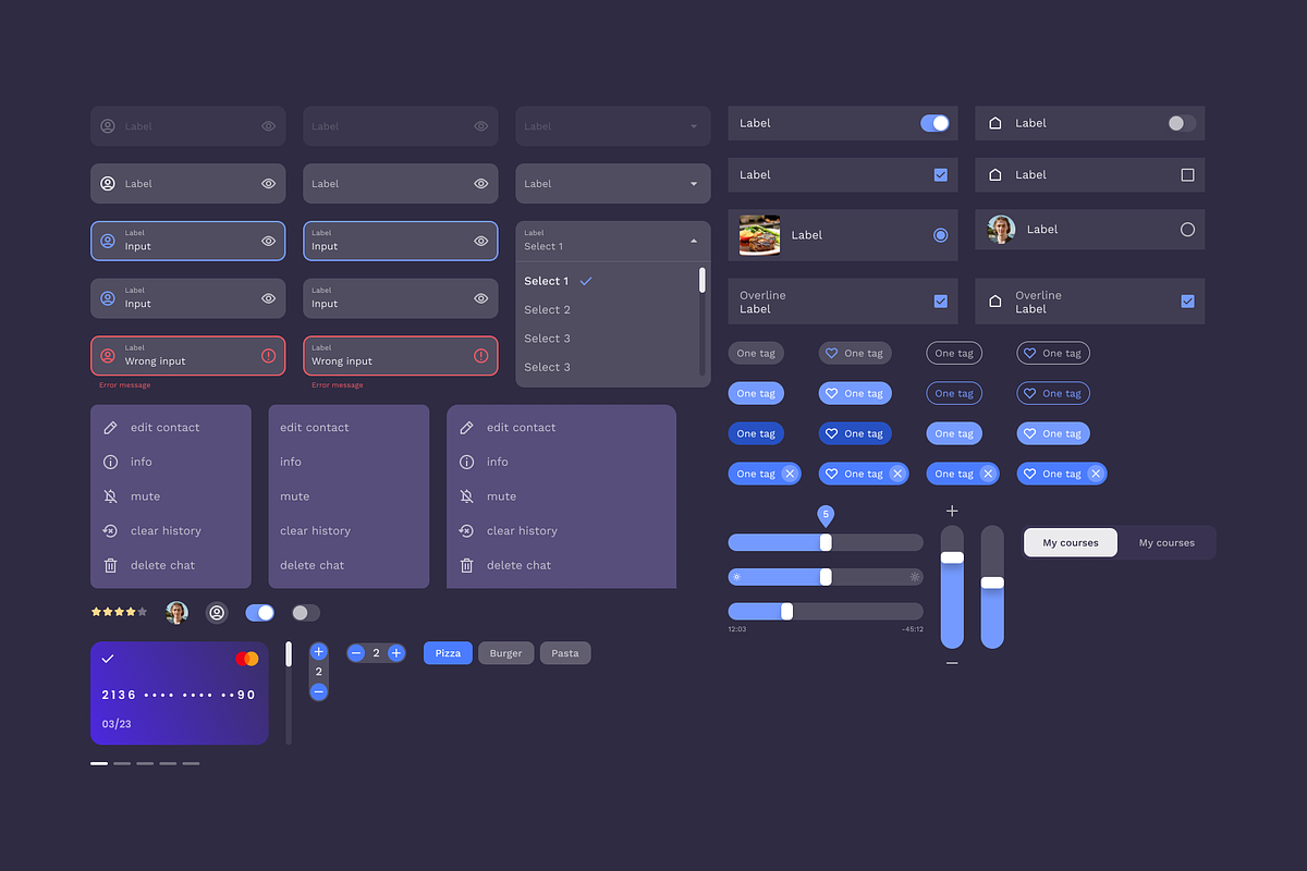 Foxtrot UI kit, an UI Kit Template by Tristero (Photo 10 of 16)