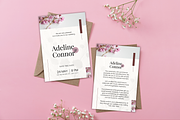 Floral Wedding Canva Template Set, an Invitation Template by TemplateCastleStore (Thumbnail 6 of 9)