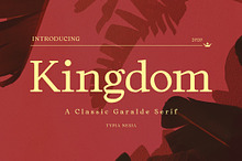 Kingdom - Classic Garalde Serif