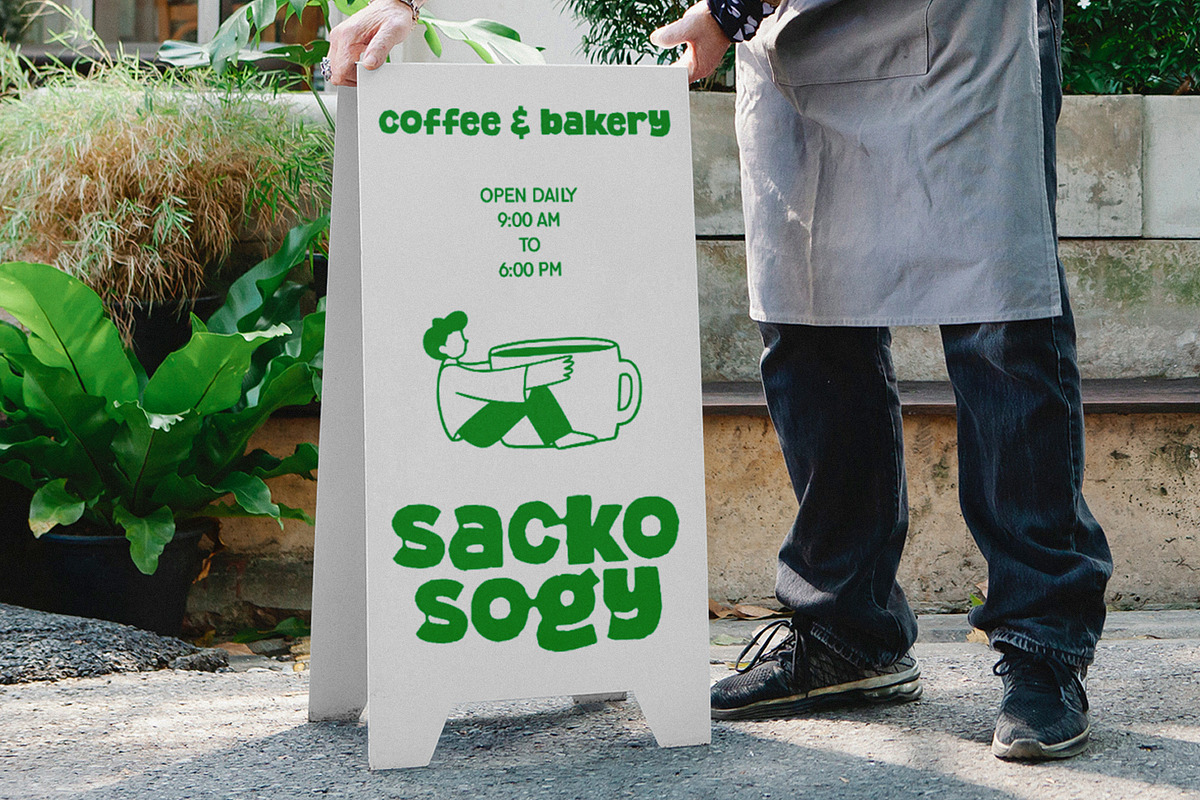 Chunky Popys Sticky Display Font, a Sans Serif Font by Heinzel Std (Photo 10 of 12)